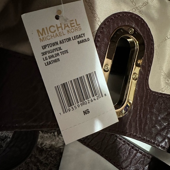 NWT Michael Kors Uptown Astor Studded Large Tote Bag - Picture 4 of 10